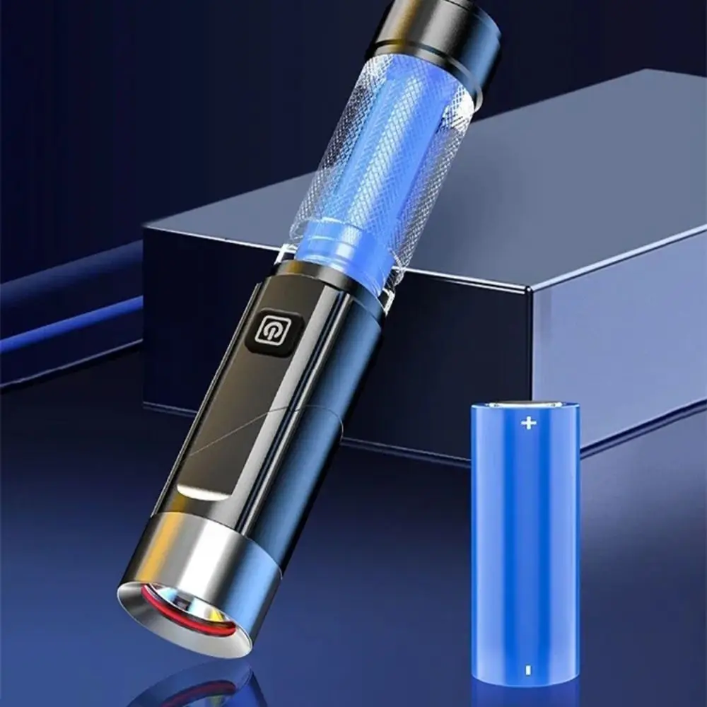 90-degree Rotation LED Flashlight Magnetic USB Rechargeable Outdoor Searchlight High Brightness Waterproof LED Work Light