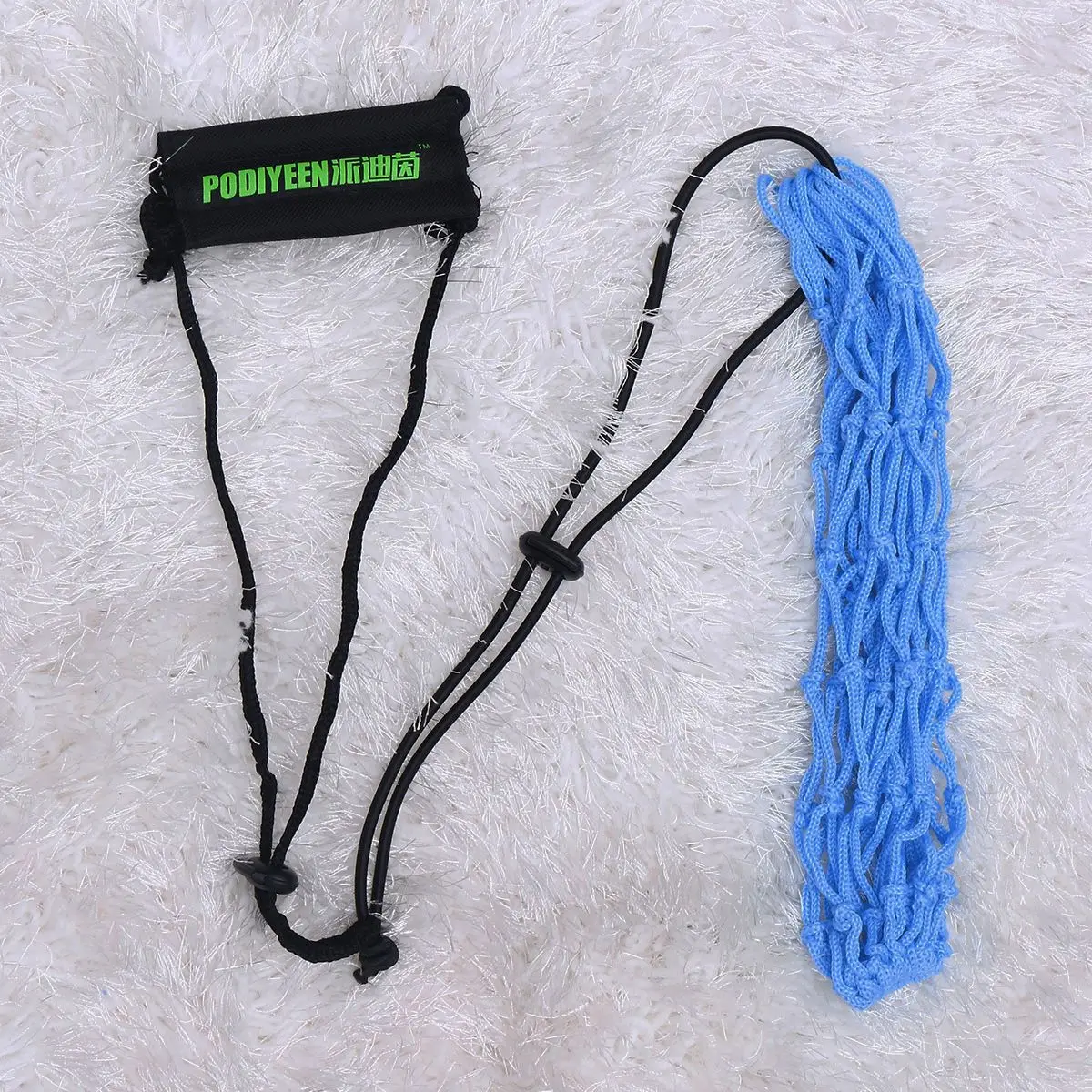 Polyester Portable Net Bag Ball Carrying Mesh Net Bag Basketball Soccer Ball Net Bag for Team Training Football Accessories(Blue