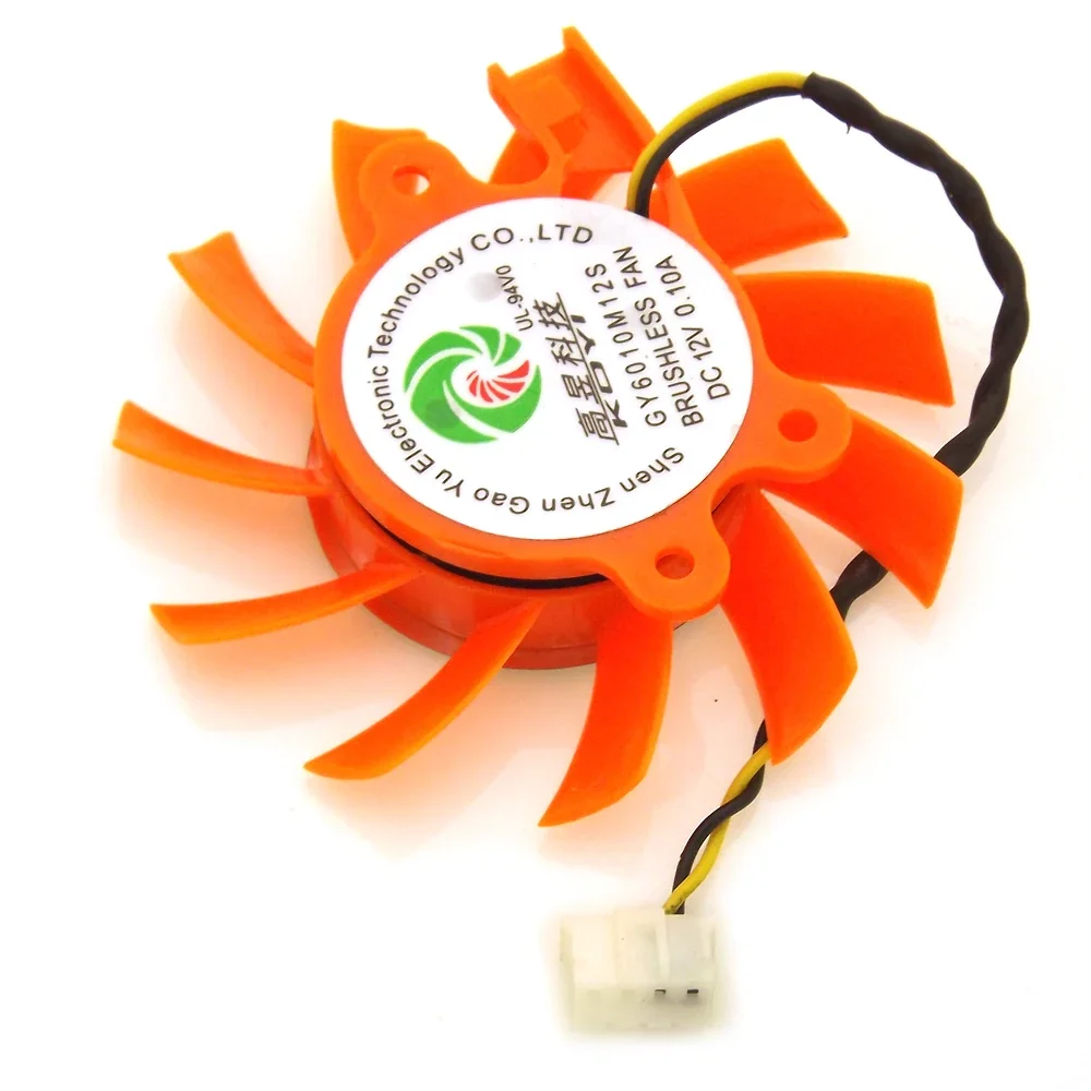 

GY6010M12S DC12V 0,10A 55 мм 34x31x13 мм 2 провода 4 контакта для охлаждающего вентилятора видеокарты ZOTAC