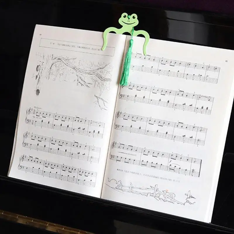 Piano Book Holder Metal Page Holder Clip Page Marker Clips For Secure Grip Cute File Clamp Page Holder For School Home