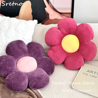 Daisy Flower Pillow Ins Cute Sunflower Plush Cushions Sofa Bay Window Living Room Cushion Home Decorations Car Seat Cushions