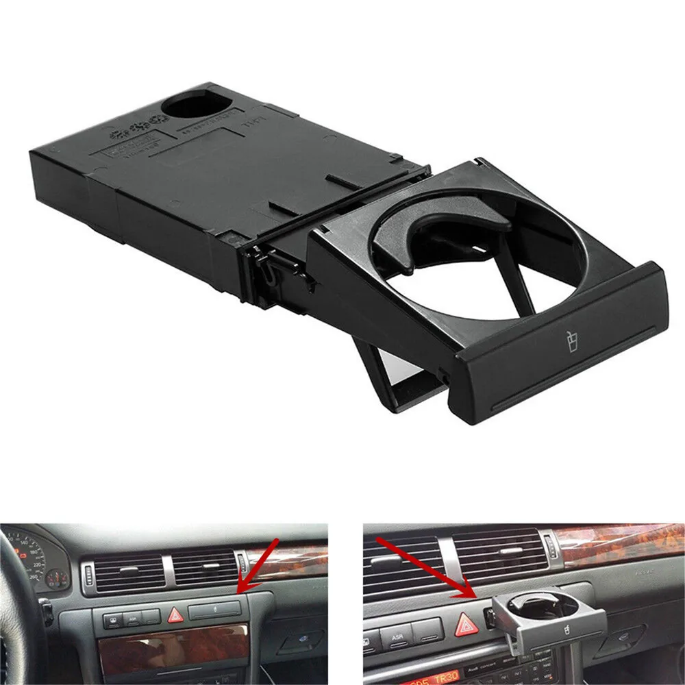 

1pcs Stretch Folding Stretch Cup Holder Stand 4B0 862 534 D Fit For AUDI A6 C5 98-05 A4 98-02 Automotive Interior Accessories