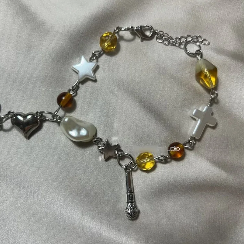 Smiths and Deftones inspired matching bracelets, give her his gift, and couple magnetic bracelets