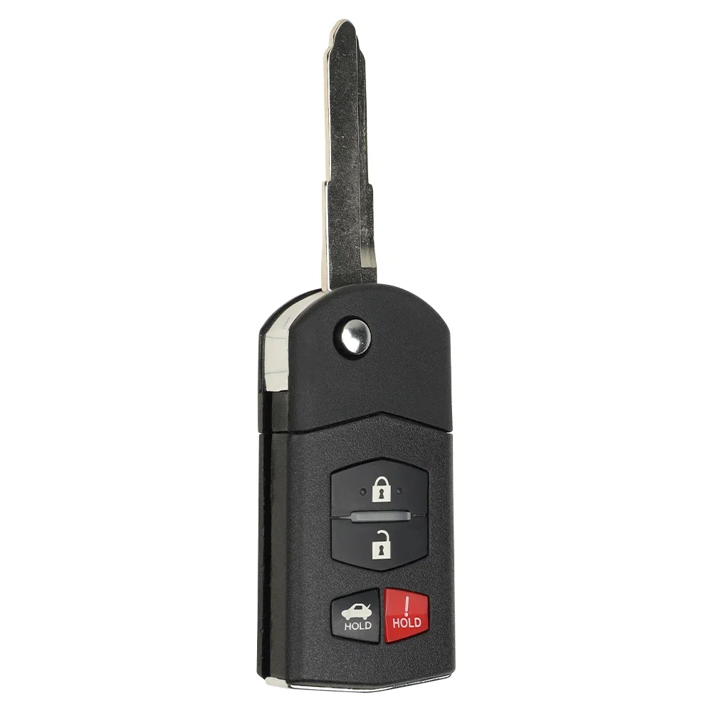 Okey Remote Car Key 313.8MHz 4D63 Chip FSK KPU41788 For Mazda 6 Sedan RX-8 2005 2006 2007 2008 Flip Key 3 4Buttons
