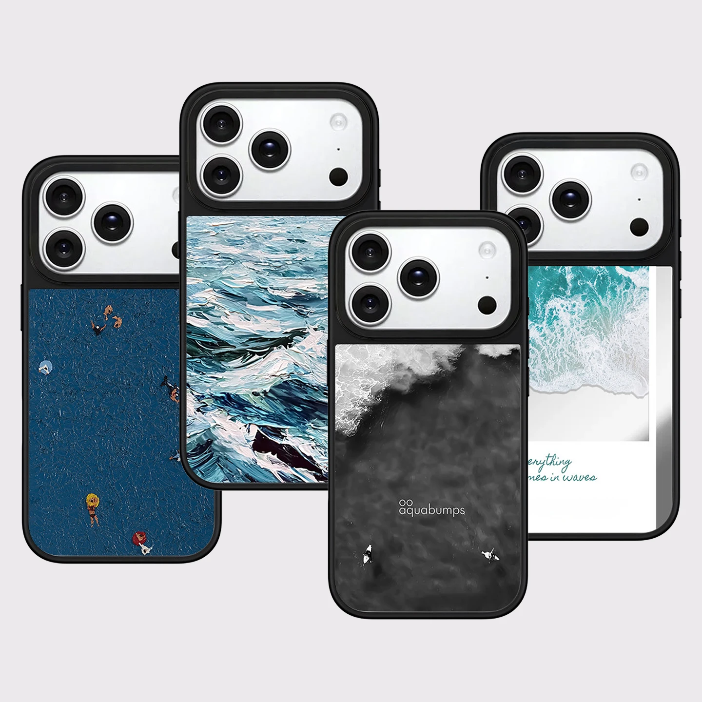 

Ocean Swimming Mirror Magnetic Phone Case Cover for IPhone 12 13 14 15 16 17 Pro Max Case for IPhone 17 Air