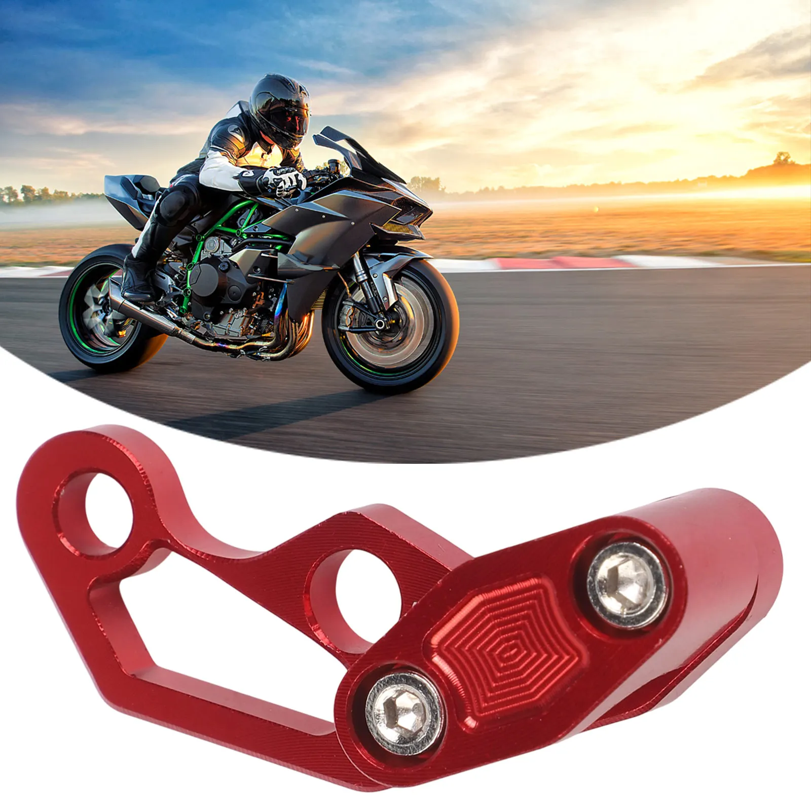 Oil Pipe Clamp Motorcycle Brake Clamp Vehicle Placement Wear-Resistant Direct Installation Motorcycle Brake Line Protector