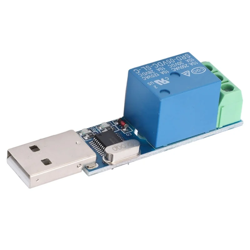 USB Relay Module Control Switch LCUS-1 Type DC 5V With High Performance Control Chip