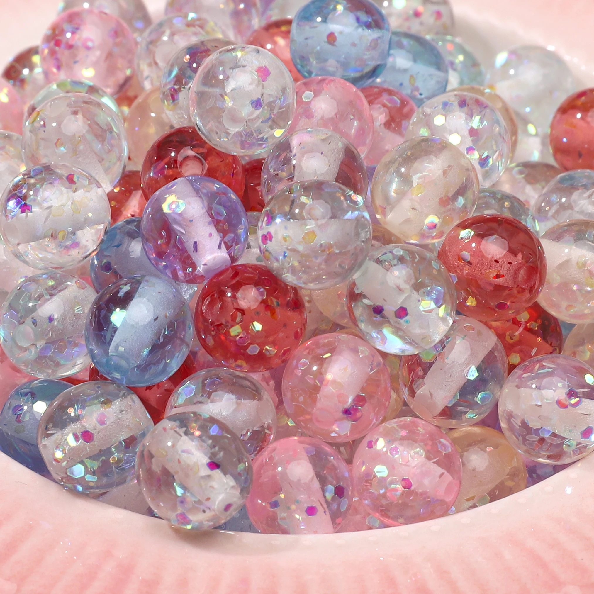 50/60 Peças de Lantejoulas Iri - Resin Art Bracelet avaliação e preço