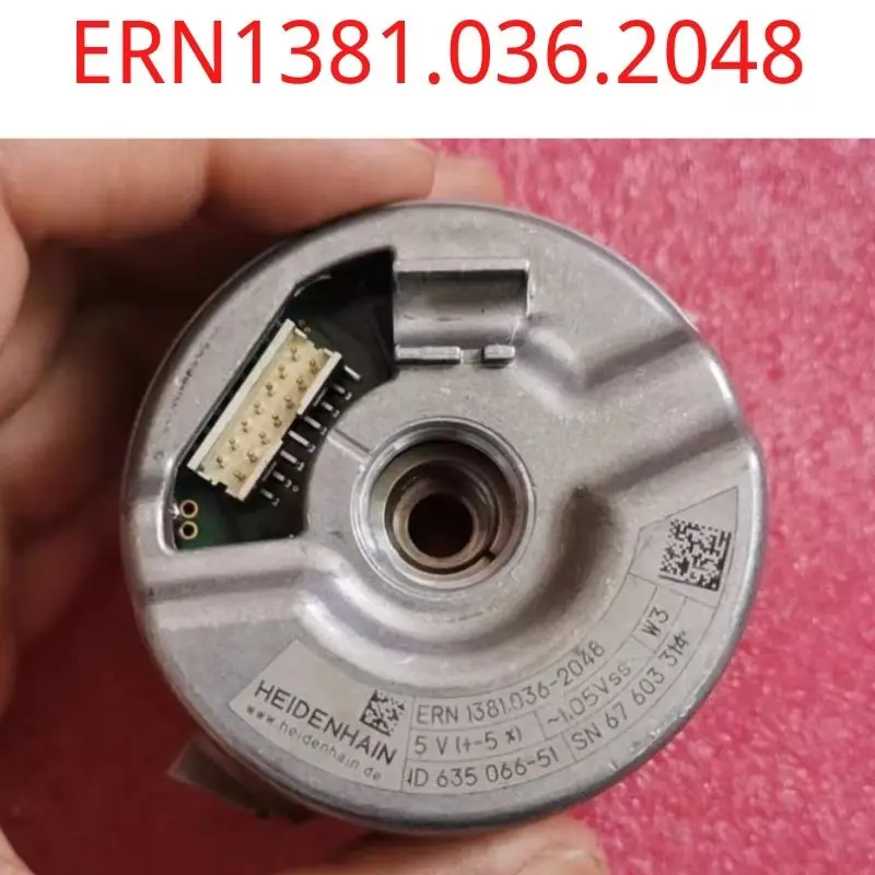 used test ok real ERN1381.036.2048 spindle motor HEIDENHAIN encoder 1381.036.2048