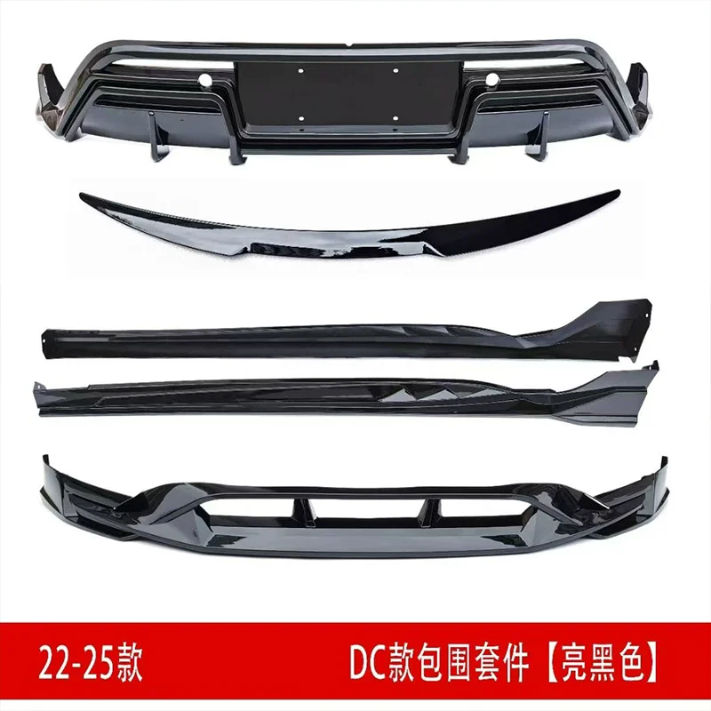 Body Kit For BYD SEAL EV 22-25 modified Gloss black Front lip Rear lip Side skirt Tail Wing spoiler Surround Car Accessories