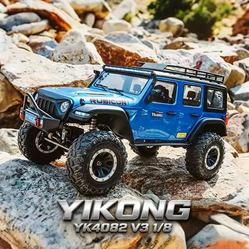

Радиоуправляемая машинка YK4082 V3 1/8 4WD (имитация) с дистанционным управлением, для бездорожья, с блокировкой дифференциала, игрушка для мальчиков и взрослых
