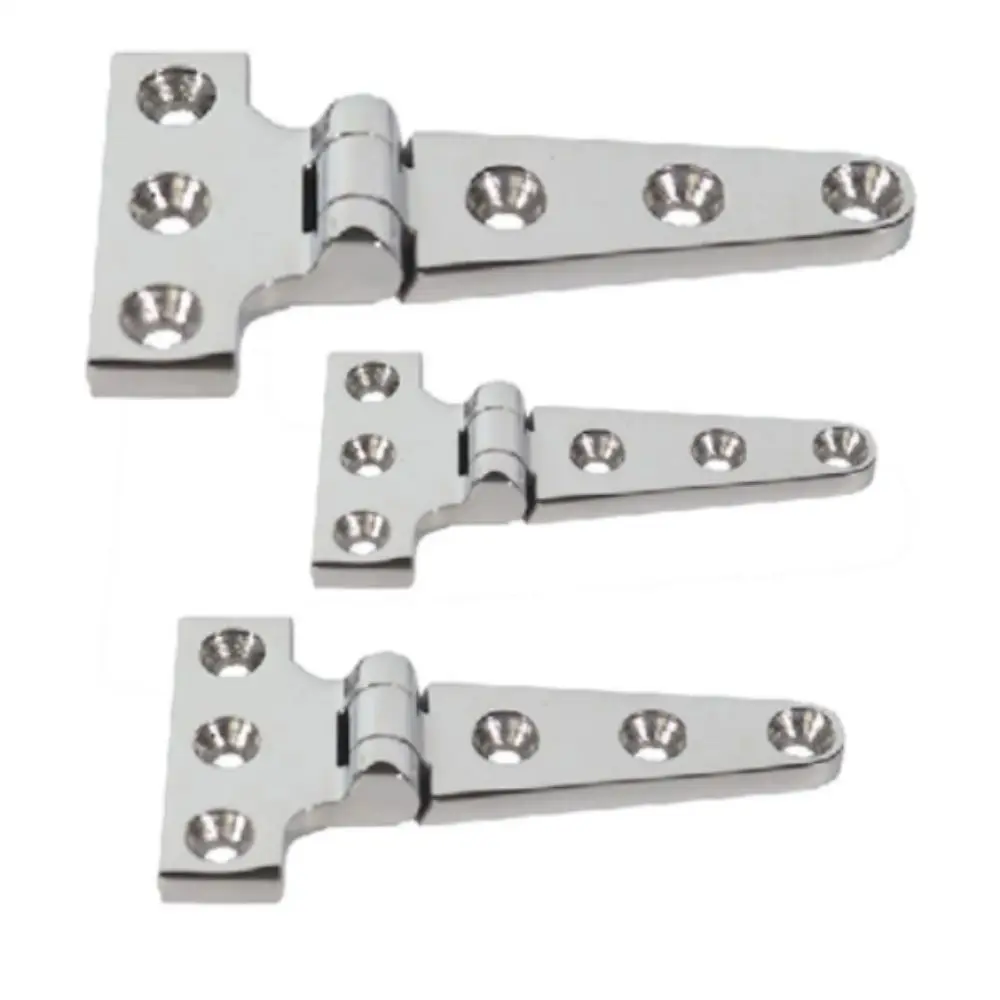 316 Stainless Steel Marine Grade T Hinges No Noise Heavy Duty Heavy Duty Hinges Easy Mounting With Screws Stainless Steel Hinges