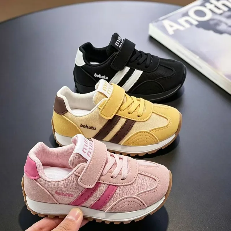 

Boys Girls Chunky Sneakers Kids Tennis Running Single Shoes New Children's Lightweight Breathable Casual Trainers Sports Shoes