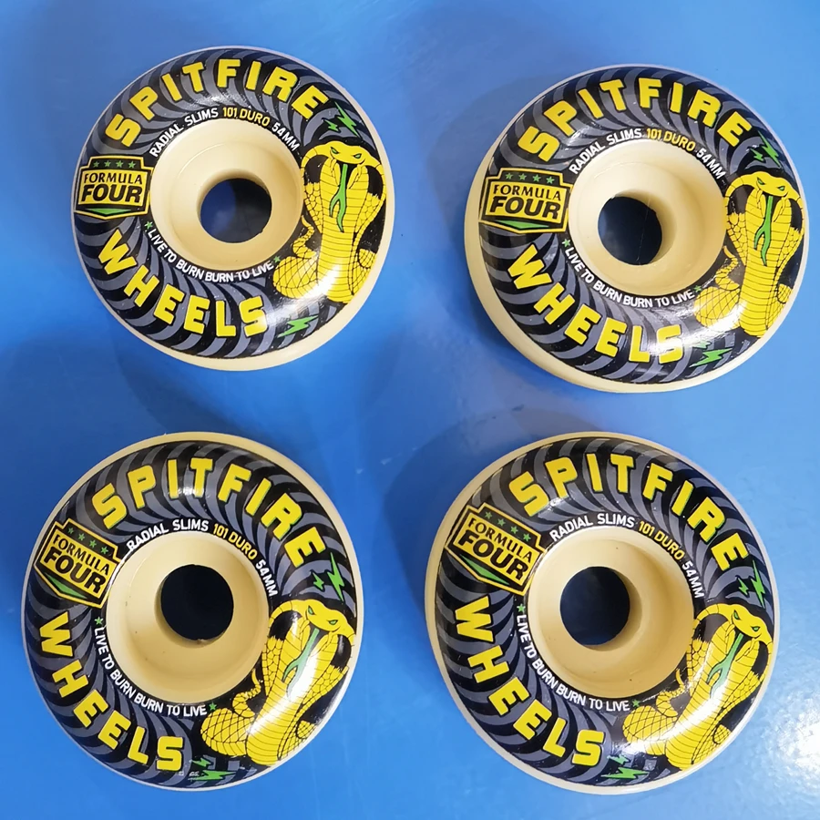 original Spitfire skateboard wheel 58mm 52mm 101duro 53mm 54mm 56mm 99duro 80HD skateboard wheel for skateboard