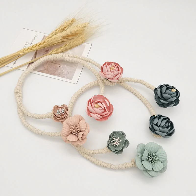 Modern Handmade Creative Flower And Branch Curtain Tieback/holder/tassel Suitable For Home Decoration In Living Room And Bedroom