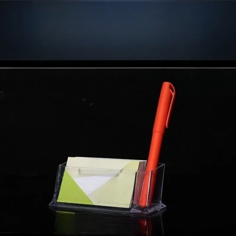 Visitenkartenetui Desktop Büro Visitenkartenhalter Display Ständer Kunststoff Transparent Regal Box Lagerung Neu