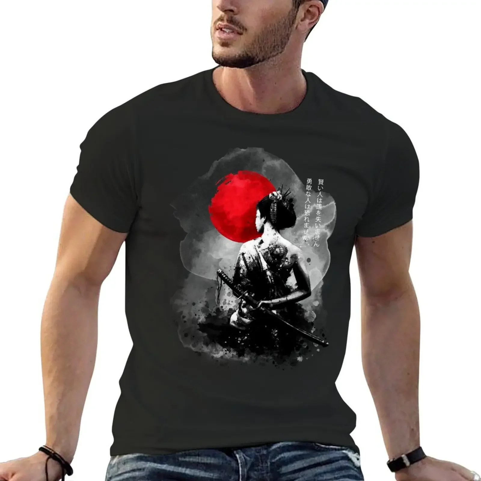 

Geisha warrior T-Shirt aesthetic clothes new edition shirts men