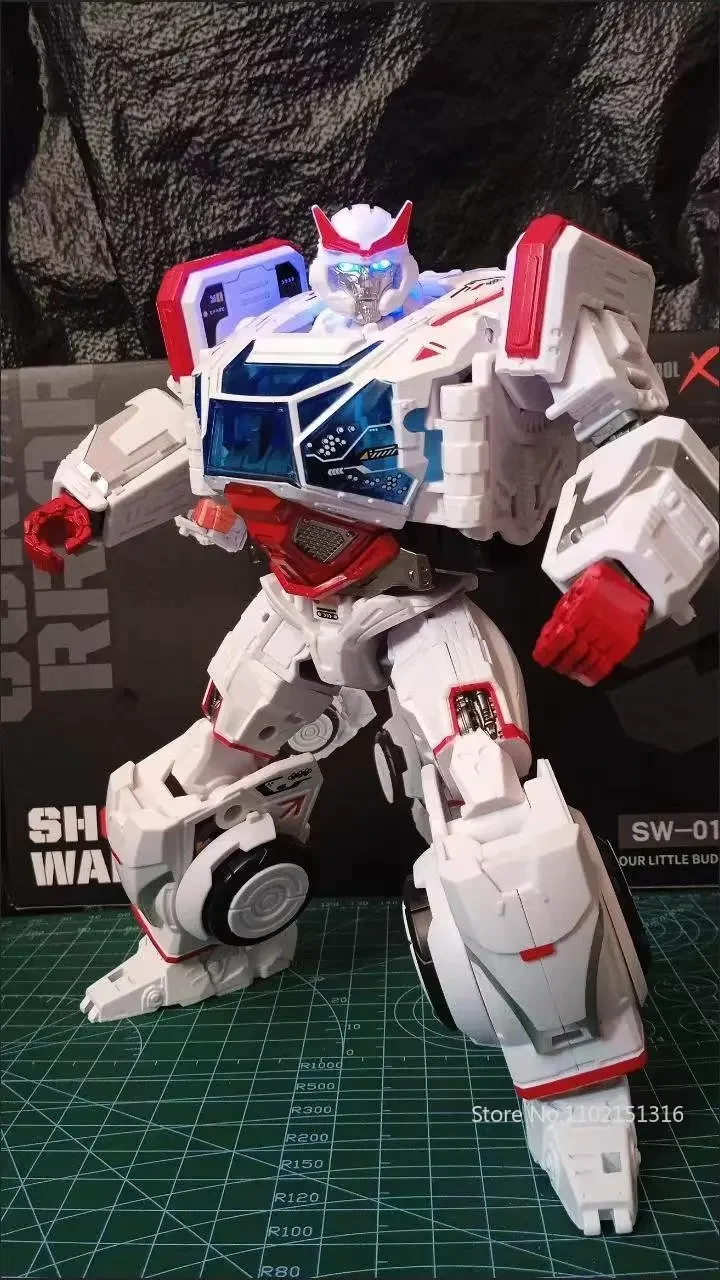 صدمة المحارب التحول تحفة SW01 SW-01 تشويه كبير الحجم سبيكة جزء نسخة الفيلم سلسلة SS82 عمل الشكل لعبة