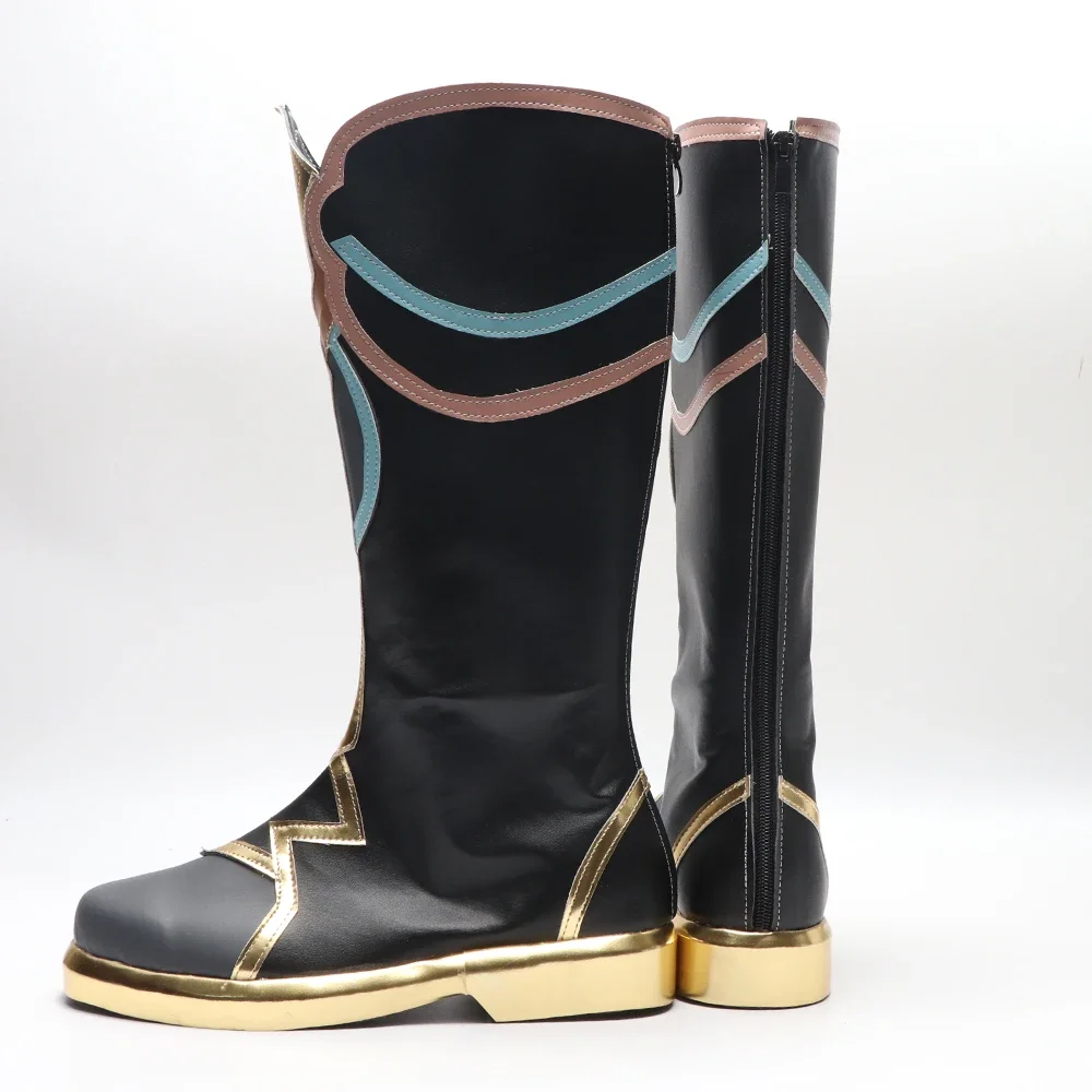 새로운 게임 코스프레 신발 Honkai:스타 레일 Dan Hen 음료 Moon Jun 부츠 할로윈 Aksesori Dibuat Sesuai Pesanan