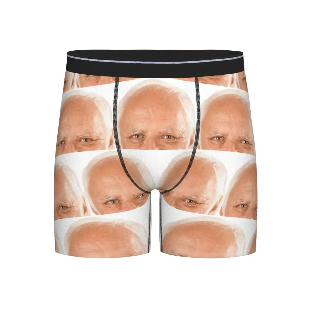 

Длинные трусы-боксеры, шорты Hide The Pain Harold Meme, мужские дышащие трусы для Homme, мужские подарки бойфренду