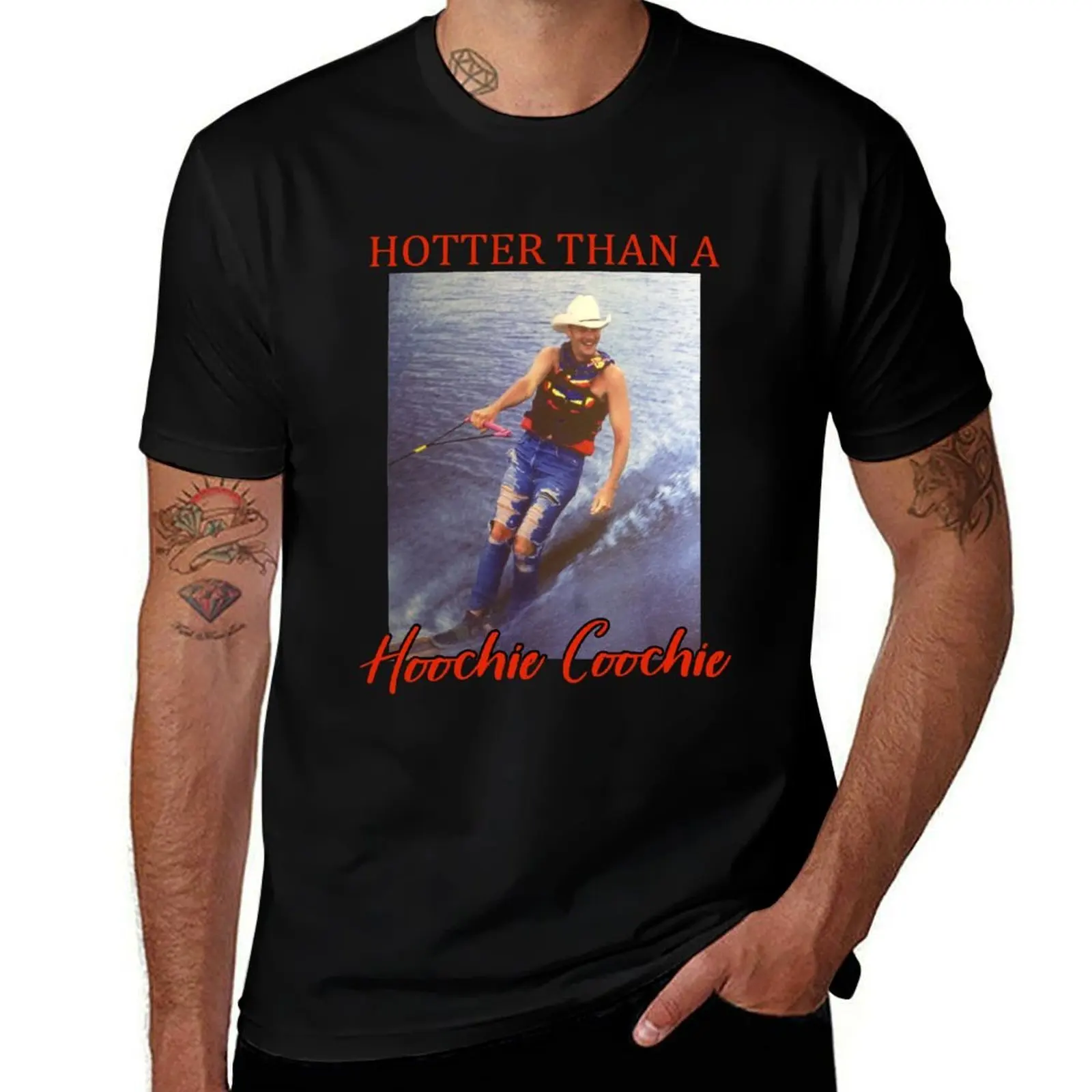 

Hotter Than a Hoochie Coochie Alan j-ckson T-Shirts Gift For Fans, For Men and Women T-Shirt