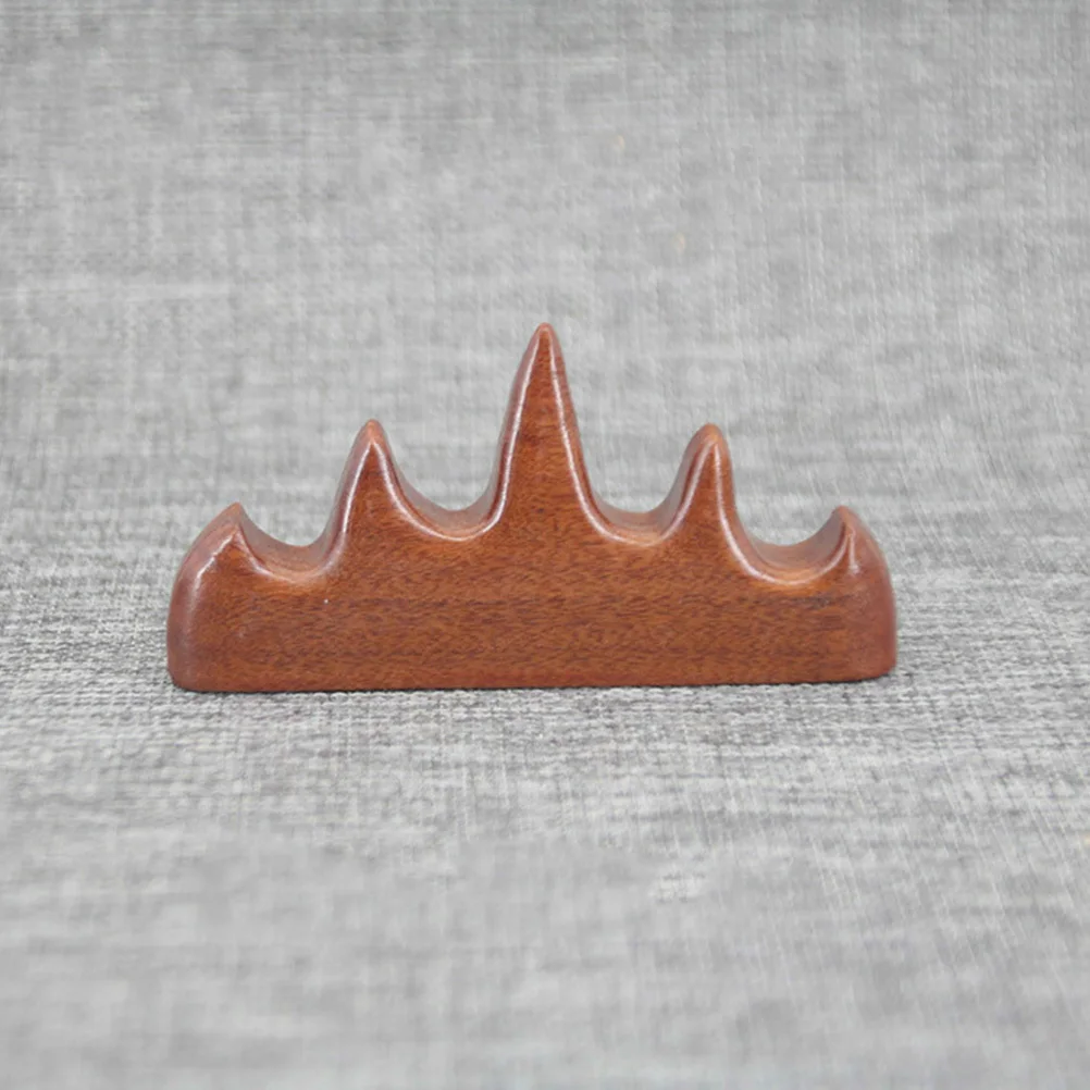 1 قطعة رفوف الخشب الصلب العملي حامل فرشاة تخزين العملي خشبية الخط فرشاة حامل قلم رف القلم الرف المنظم