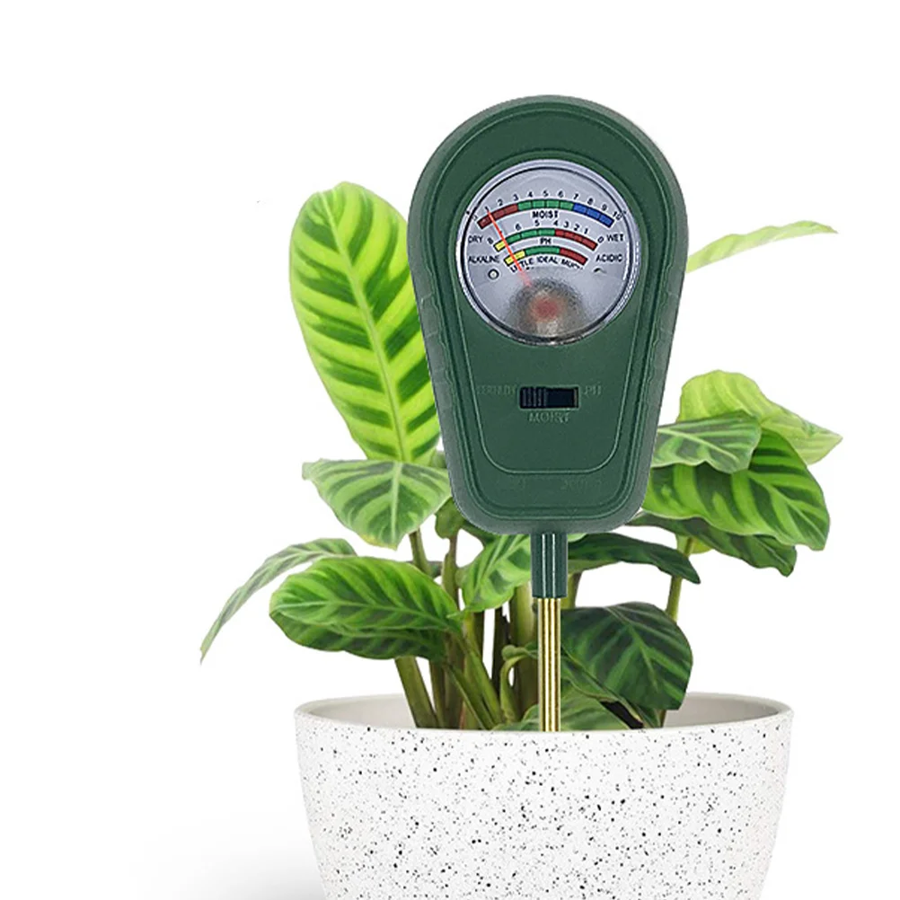 أداة اختبار التربة، جهاز اختبار التربة في الحديقة لدرجة درجة الحموضة والرطوبة، مقياس الرطوبة المحمول خفيف الوزن للنباتات في الحديقة #3