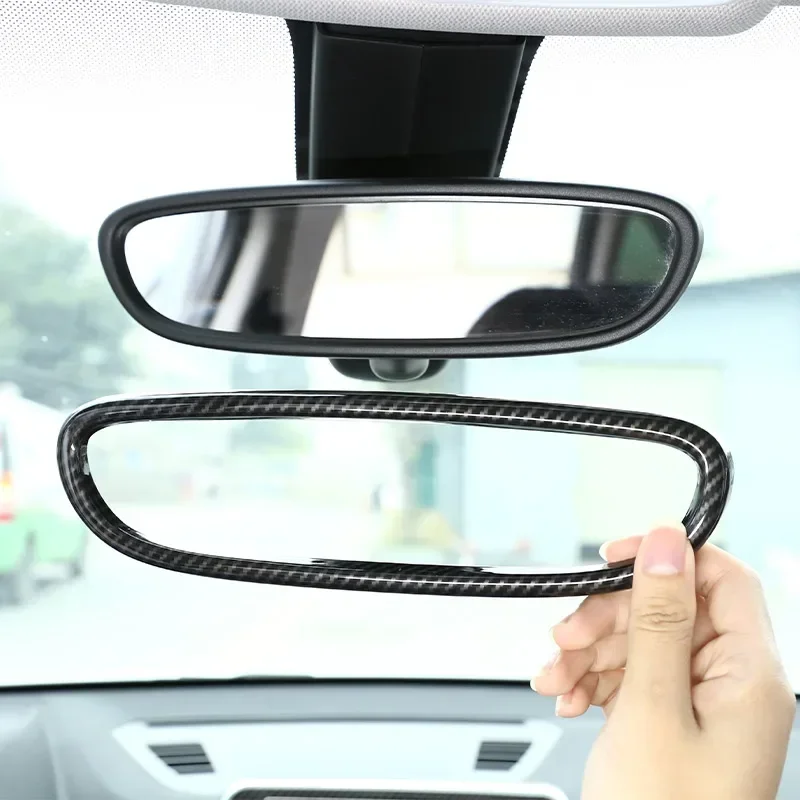 For BMW X1 F48 2016-2019 For 2 Series F45 F46 2015-2019 ABS Chrome Interior Rearview Mirror Frame Cover Trim Car Accessories