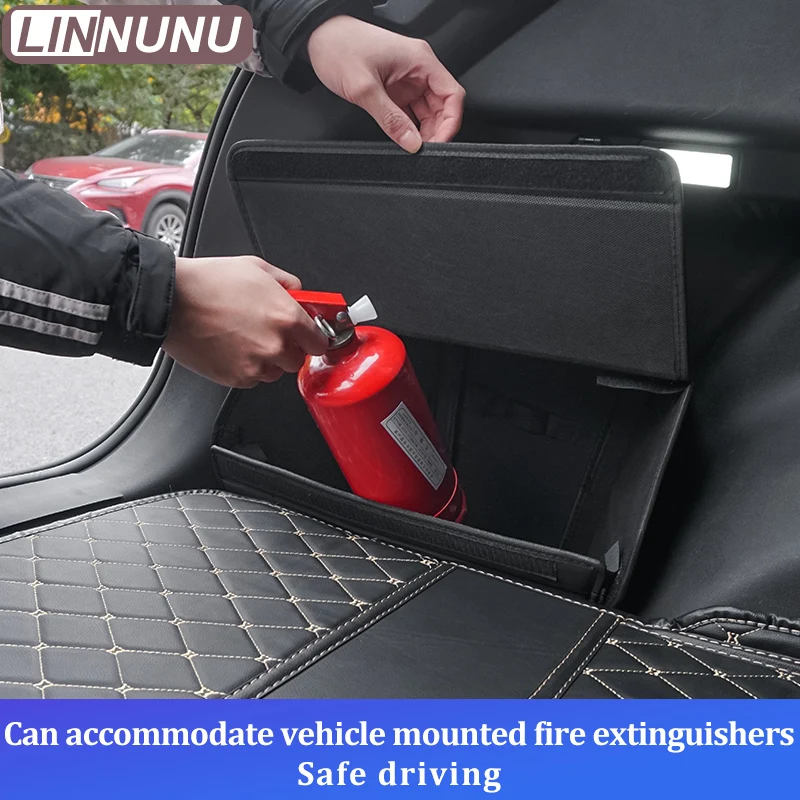 LINNUNU Fit for Geely KX11 Monjaro 2022-24 Car Trunk Storage Box multifunctional Manjaro Foldable Interior Accessories Xingyue L