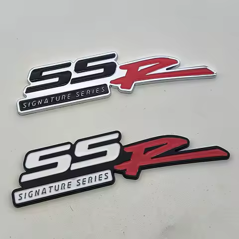 3D Metal Logo SSR Emblem Car Fender Badge Rear Trunk Sticker for Chevrolet Sonic SSR Onix Lacetti C1500 Auto Styling Accessories