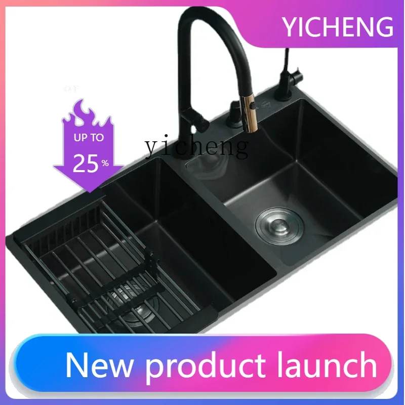 

Мойка LYY из нержавеющей стали 304 ручной работы, нано-покрытие, для кухни и дома