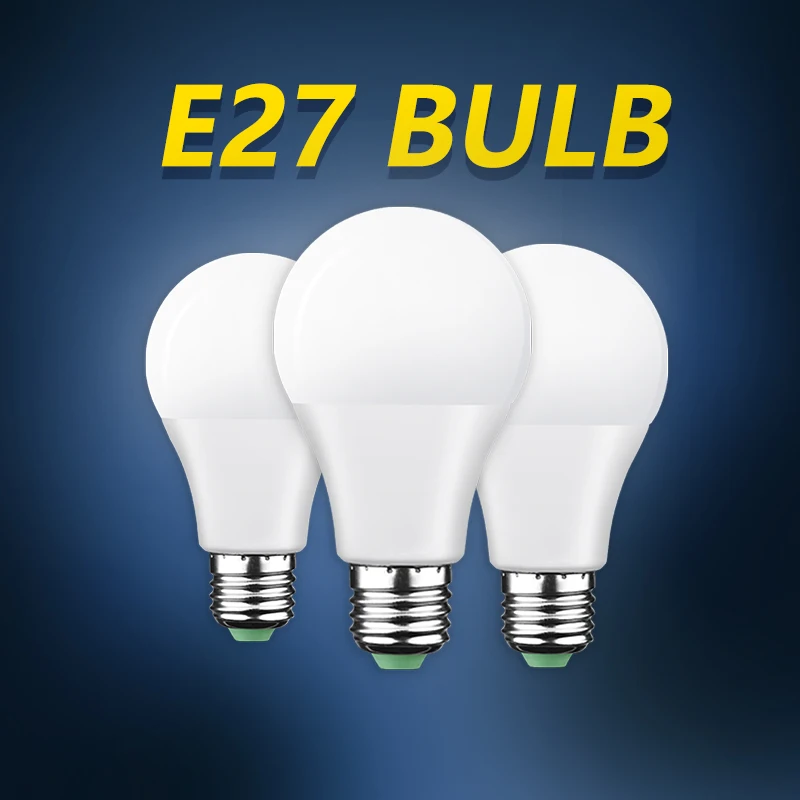 E27 LED Bulb 2835 Chip PP Housing 180-265V 3000K 6500K Adjustable Color Temperature Home Indoor Lighting Lamp