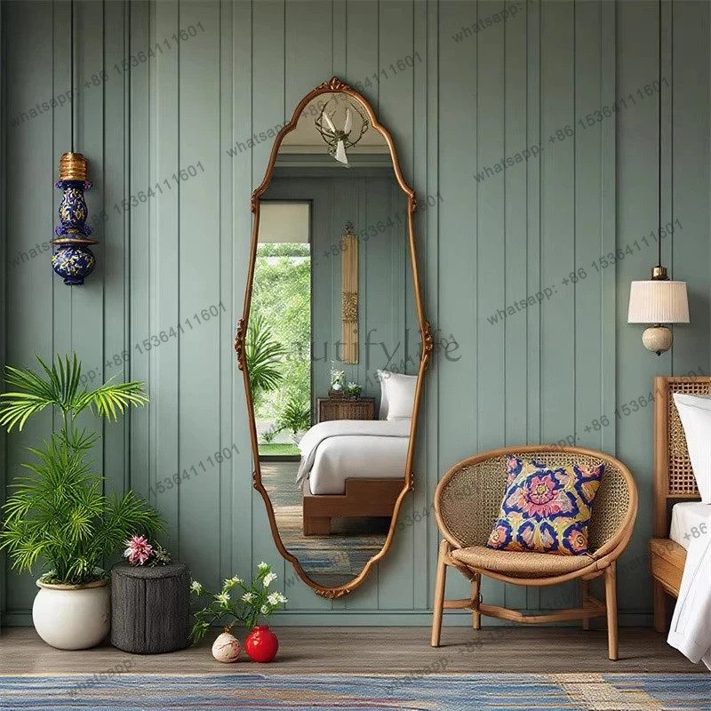 Simple American style Light makeup mirror Decorative Mirrors wall mirror art floor mirrors full body Room decoration Home Decor