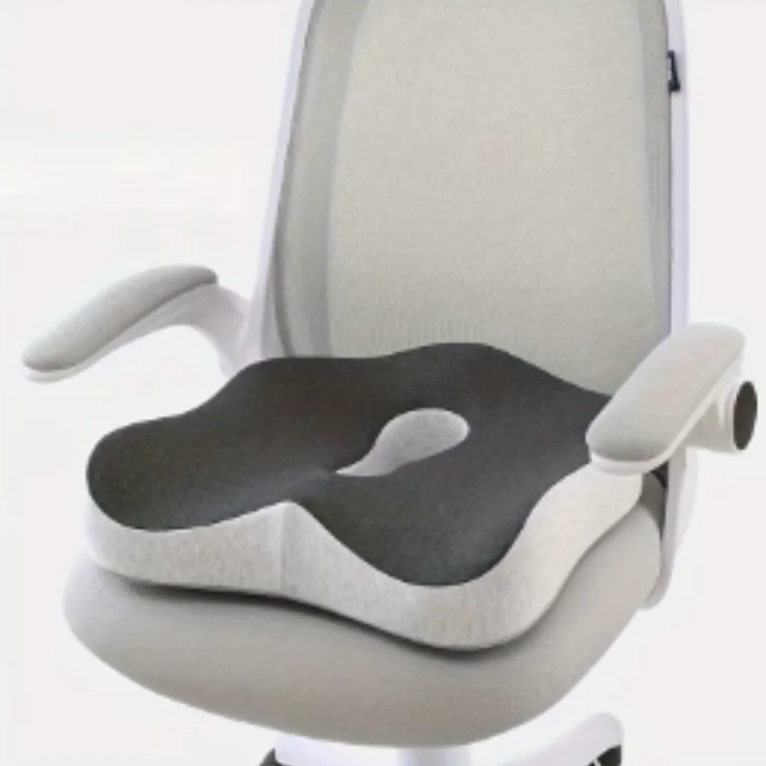 【Sitting Artifact】Breathable Memory Foam Cushion | Office Student Car, Spine Relief, Skin-Friendly & Easy Clean
