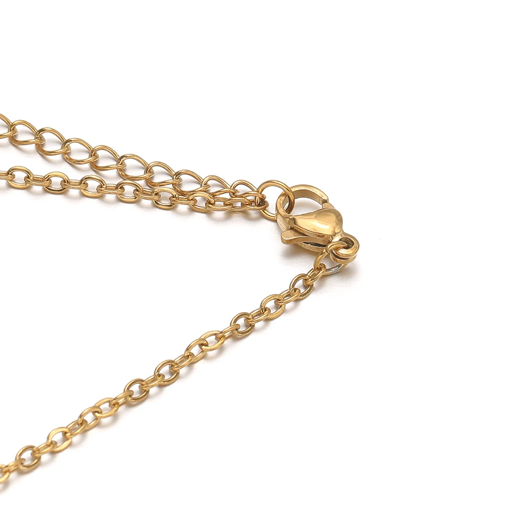 5 Stück verstellbare flache Ketten aus Edelstahl mit Verlängerungskette, Armbänder, Fußkettchen, Verbinder, Anhänger, DIY, handgefertigte Schmuckherstellung – Detail 4