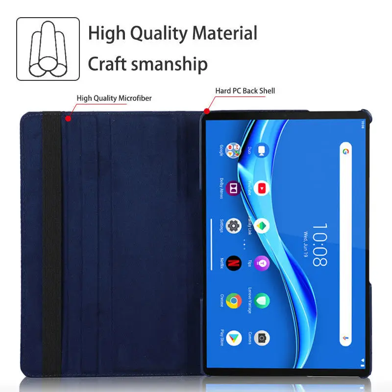 For Samsung Galaxy Tab A8 2021 10.5 Smart Case 360 Degree Rotation Stand Cover For Samsung SM-X200 SM-X205 10.5\