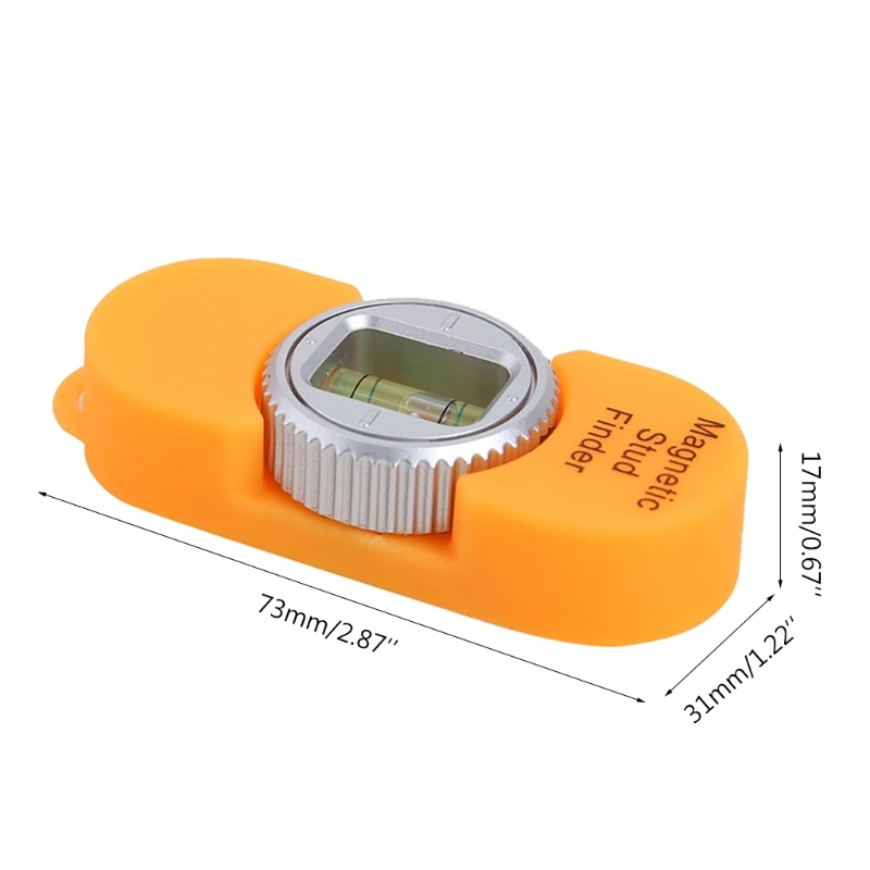 1pc Magnetic Wall Stud Finder Spirit Level Strong Magnet Detector for Steel Nails Screws Fasteners Stud Walls Plasterboard