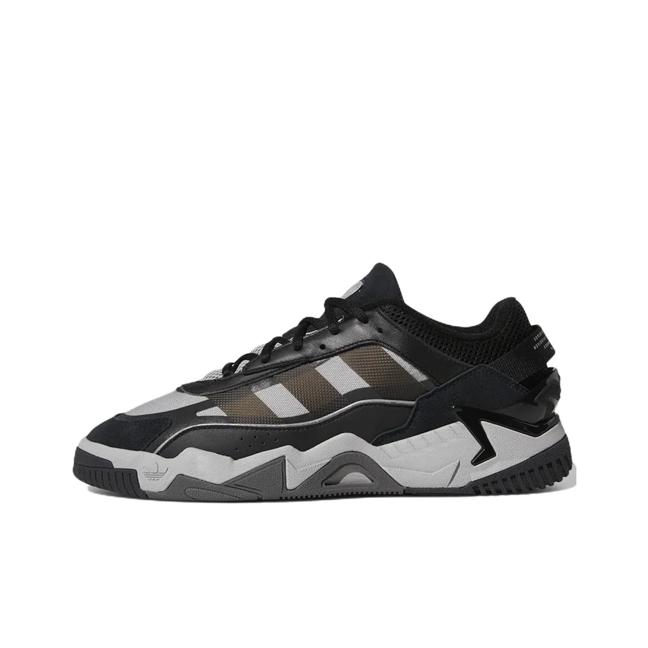 Adidas Originals Niteball 2.0 Casual Shoes Unisex Low Top Black/Gray GZ3625