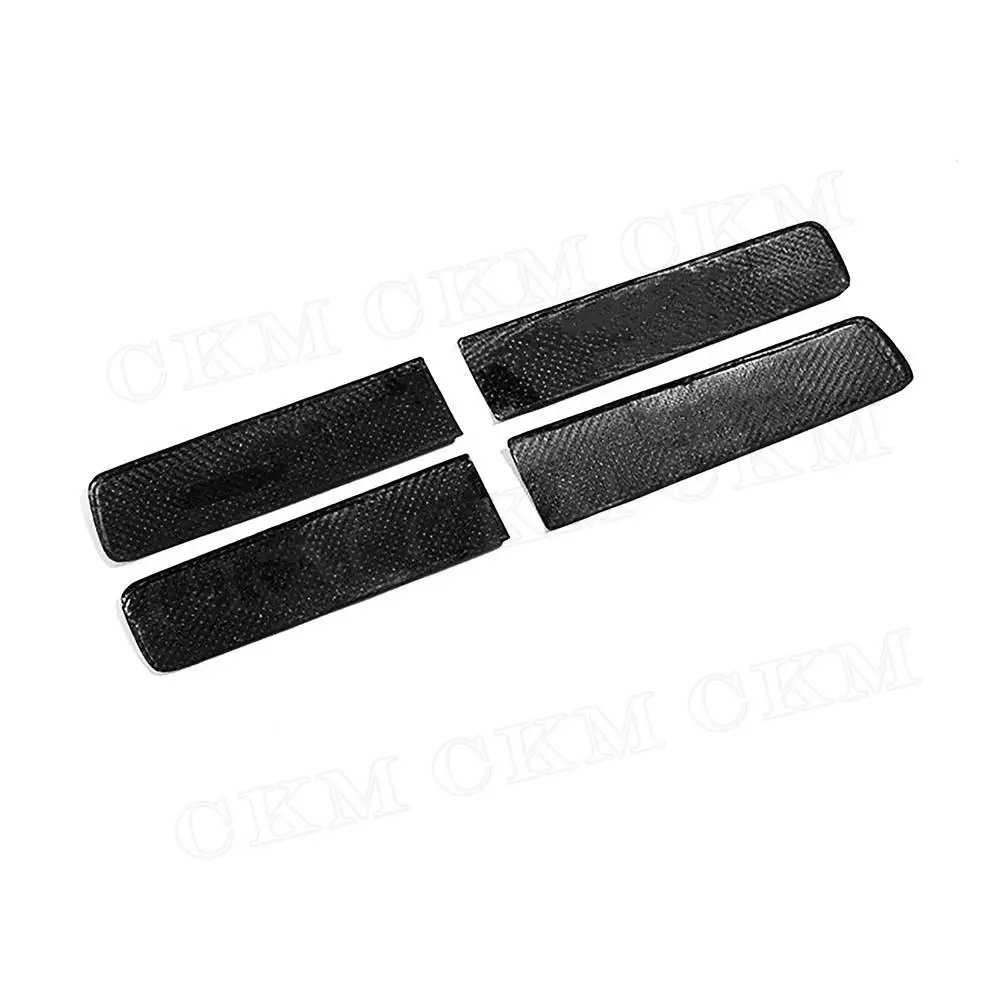 4 PCS/Set Carbon Fiber Car Door Trims Strip Decoration Stickers For Mercedes Benz G Class W464 G500 G63 AMG 2019-2020