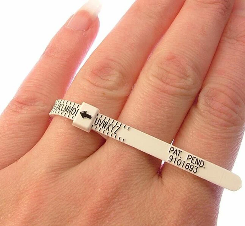 UK USA British American European Standard Measurement Belt Bracelet Rings Sizer Finger Size Screening Jewellery Tool Custom Logo