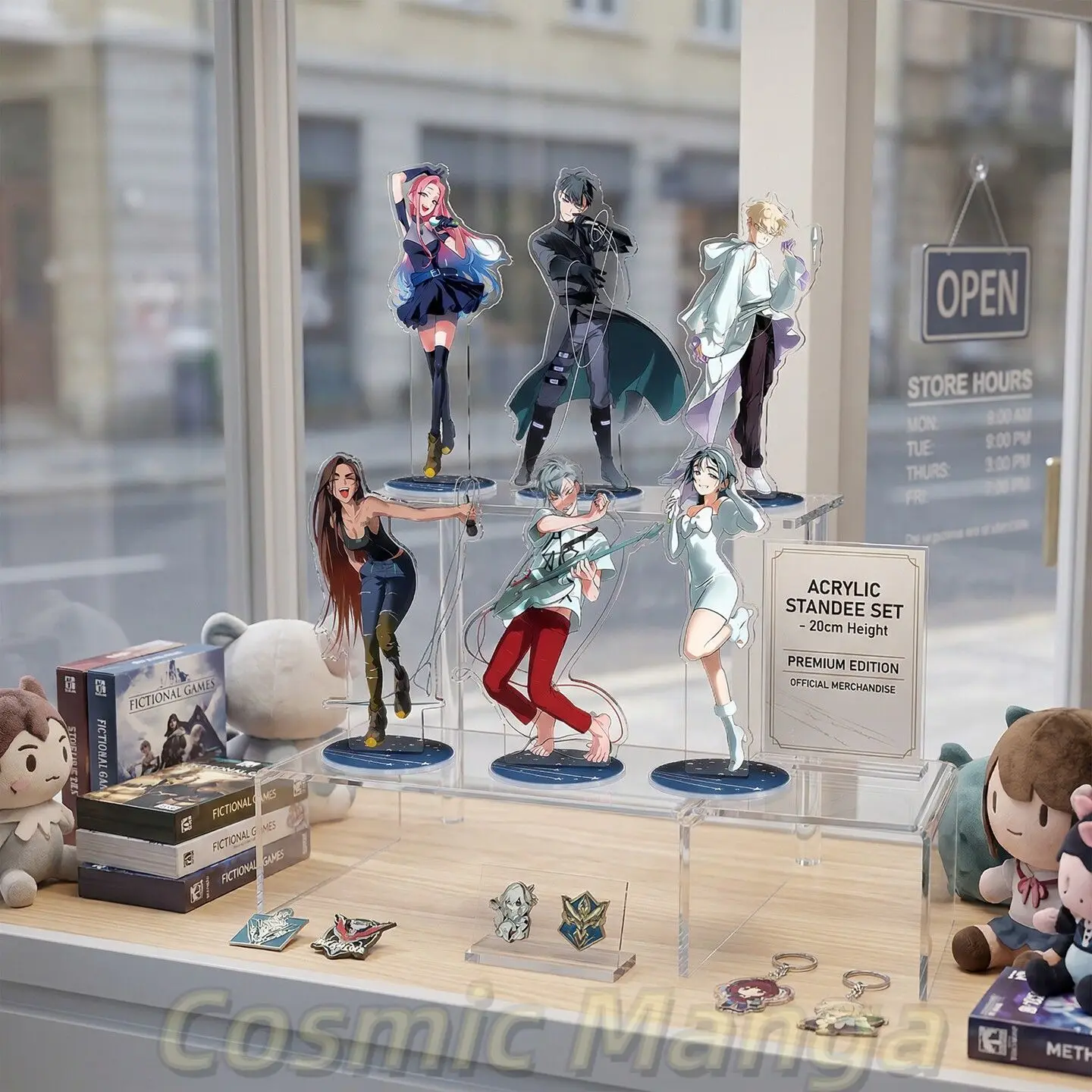 

Game Anime‌ Alien Stage Till‌ ‌MIZI‌ Ivan Cosplay Acrylic Stand Standing Sign Desk Decor Halloween Gift Fans' Birthday Gifts