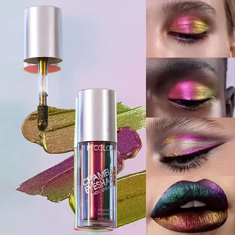 カメレオンメタリックアイシャドウパウダー,マルチクロームオーロラ,リキッドアイシャドウ,ハイライト,メイクアップ,顔料