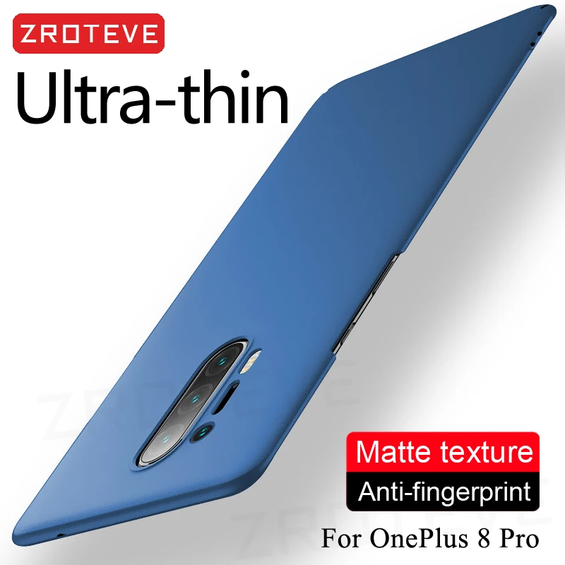 For One plus 7 Pro Case ZROTEVE Slim Frosted Hard PC Cover For OnePlus 7 7T 8 8T 10 Pro 9 9R 9RT 10R 10T OnePlus9 OnePlus8 Cases