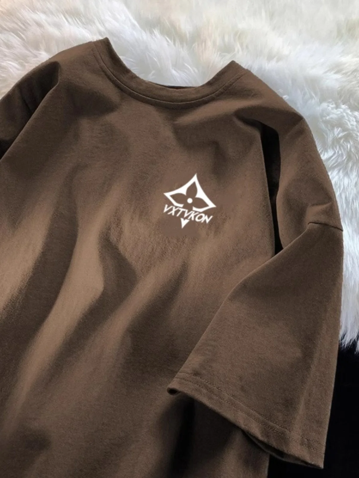 

Футболка из чистого хлопка Heavyweight, с фирменной этикеткой, летняя, модная, универсальная, молодежная, с принтом