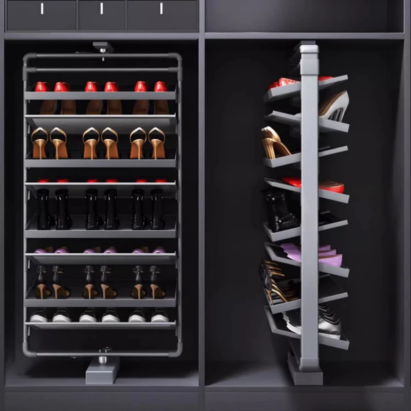 

Органайзеры для обуви: Вращающаяся подставка-шкаф для обуви, дизайнерская полка-органайзер для обуви, стеллаж для обуви для отелей (Zapatero Hotel)