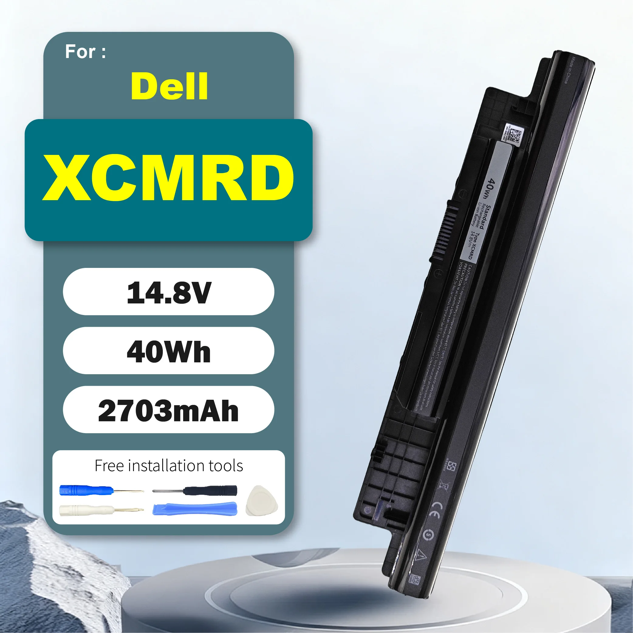 

XCMRD 14.8V Battery for Dell Inspiron 15 3000 Latitude 3540 3440 P28F P40F FW1MN 4WY7C