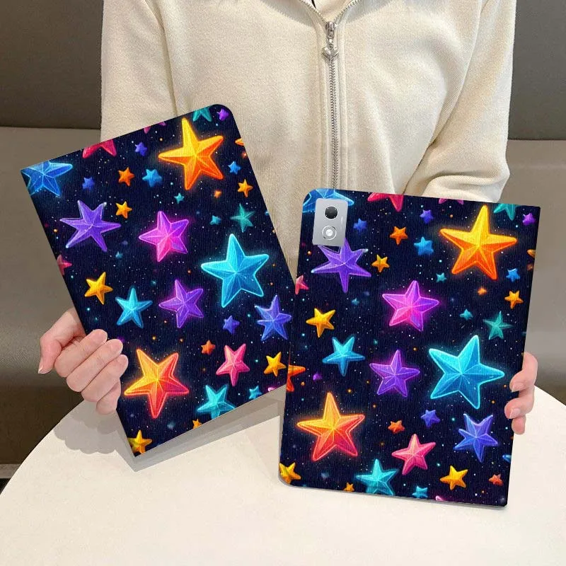 

Stars Art Trendy Simple For Oppo Pad X SE 4 3 11 13.2 11.61 11.4 10.36 Pro 2 Air2 2025 Foldable Tablet Case Gift