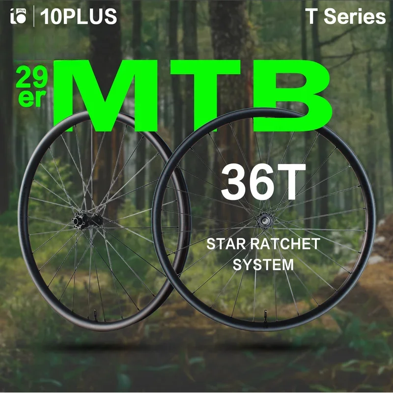 Quick Release10PLUS 29Er MTB Wheels Series Mountain Rims Carbon Wheelsets 30Mm Width 24 Depth