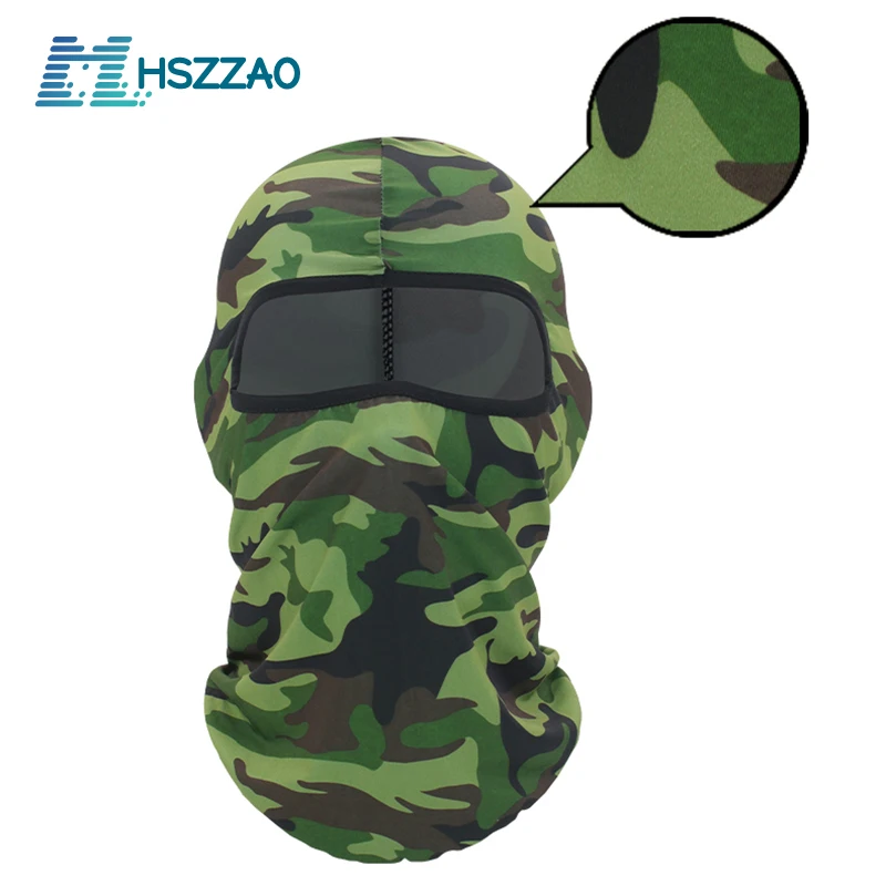 1 قطعة دراجة نارية في الهواء الطلق الغبار والرياح ركوب قناع هود التمويه طباعة الرياضة هود واقية من الشمس ركوب قناع