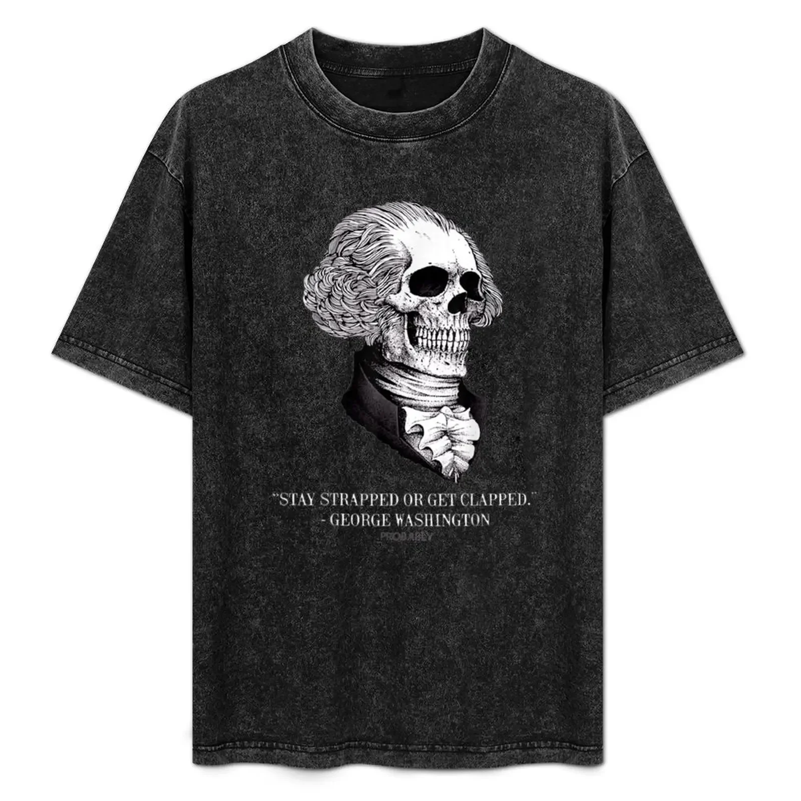 

Funny Skull Stay Strapped Or Get Clapped T-Shirt Personalized t-shirt Funny t-shirt compression shirt men